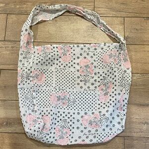 FP Movement by Free People Pink and White Floral Shoulder Bag